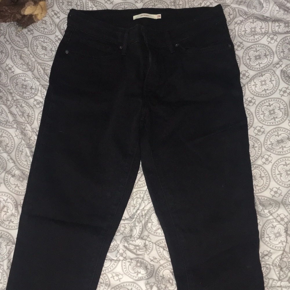 Black Levi Skinny Jeans